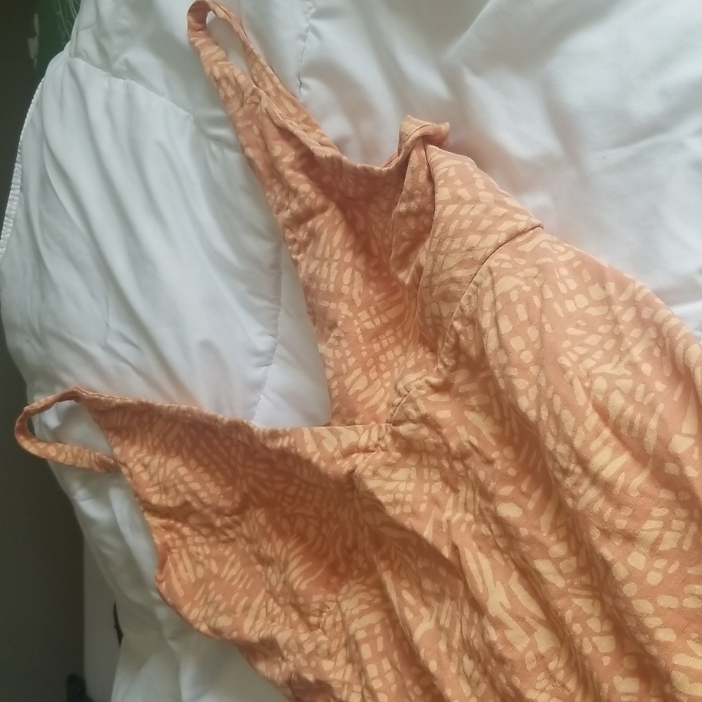 Prana June Lake dress orange L nwt
